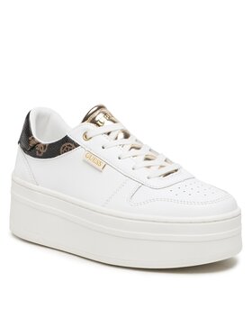 Guess Guess Sneakersy Lifet FL7LIF LEA12 Biela