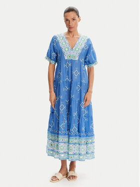 Iconique Iconique Sommerkleid IC25-092 Blau Relaxed Fit