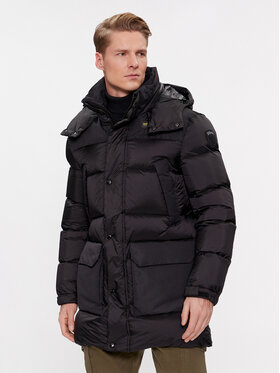 Blauer Blauer Vatovaná bunda 23WBLUK03009 Černá Regular Fit