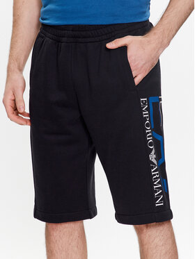 EA7 Emporio Armani EA7 Emporio Armani Sportovní kraťasy 3RPS57 PJLSZ 1200 Černá Relaxed Fit