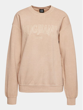BDG Urban Outfitters BDG Urban Outfitters Džemperis Chain Stitch Acid 77098986 Smėlio Baggy Fit