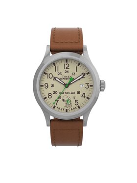 Timex Timex Zegarek Expedition TW4B25000 Brązowy