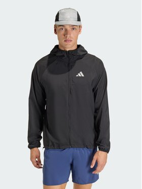adidas adidas Kurtka do biegania adi365 Running Essentials Czarny Regular Fit