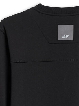 4F 4F Bluza BRIGHT TRACK Czarny Regular Fit