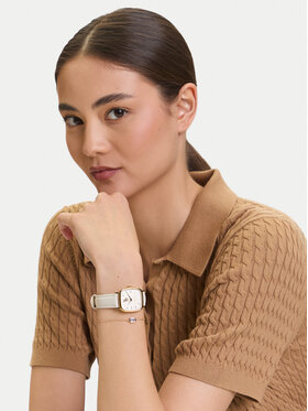 U.S. Polo Assn. U.S. Polo Assn. Комплект часовник и гривна Keira USP6396TW Бял