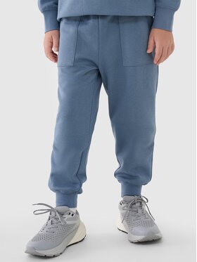 4F 4F Pantaloni da tuta 4FJRSS25TTROM1340-32S Blu Regular Fit