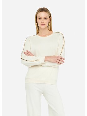 Liu Jo Liu Jo Felpa TF5114FS32110103 Bianco Regular Fit