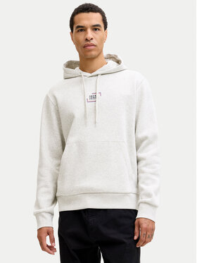 Jack & Jones Jack & Jones Bluza Corp 12268422 Biały Regular Fit