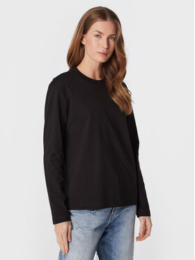 Gina Tricot Gina Tricot Блуза Basic 18488 Черен Regular Fit