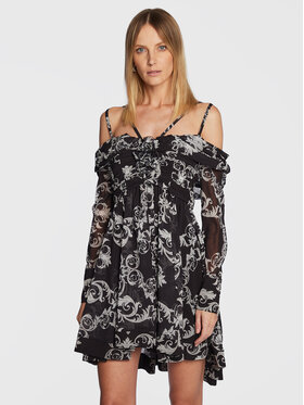Babylon Babylon Ежедневна рокля R_E790FA Черен Regular Fit