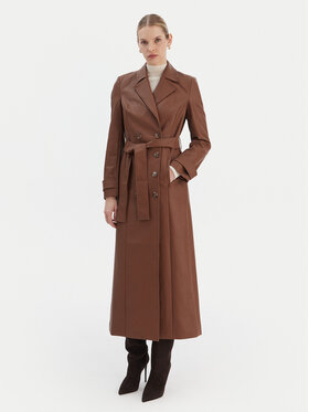 Bardot Bardot Преходно палто 59899JB5 Кафяв Regular Fit