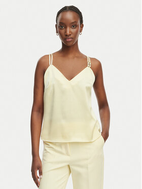 Morgan Morgan Τοπ 242-OLAFI Κίτρινο Regular Fit