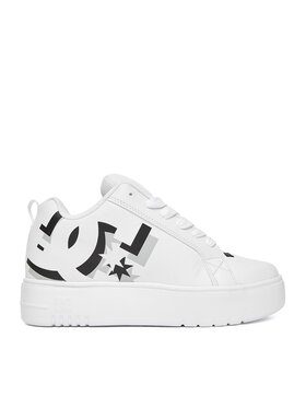 DC Shoes DC Shoes Sneakersy CEO-COURT GRAFFIK PLATFORM DC02422101 Biały