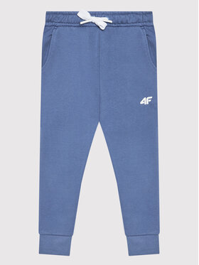 4F 4F Spodnie dresowe HJZ21-JSPDD001 Niebieski Regular Fit
