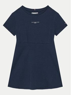Tommy Hilfiger Tommy Hilfiger Ежедневна рокля KG0KG08350 S Тъмносин Regular Fit