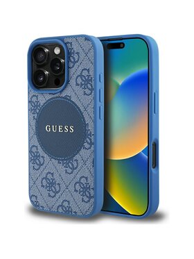 Guess Guess Etui na telefon Apple iPhone 16 Pro Max Niebieski