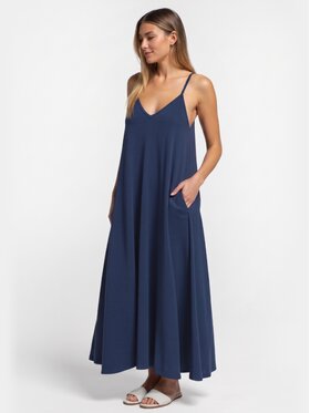 BASICLO BASICLO Sukienka codzienna W-2219-29 Granatowy Oversize