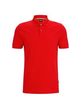 BOSS BOSS Polo 50468301-627 Czerwony Regular Fit