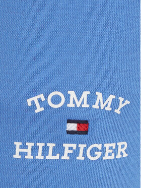 Tommy Hilfiger Spodnji Del Trenirke Logo KB0KB08838 Modra Relaxed Fit