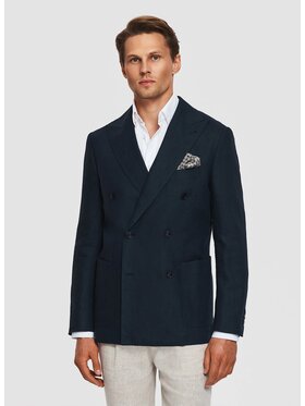 Pako Lorente Pako Lorente Marynarka P26SF-3X-026 Granatowy Slim Fit