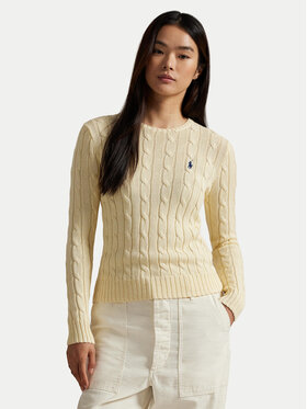 Polo Ralph Lauren Polo Ralph Lauren Megztinis 211971869015 Šviesiai geltona Slim Fit