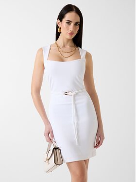 Guess Guess Každodenní šaty 180337 Bílá Classic Fit