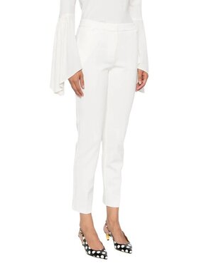 PINKO PINKO Pantaloni chino 85700 Bianco Regular Fit