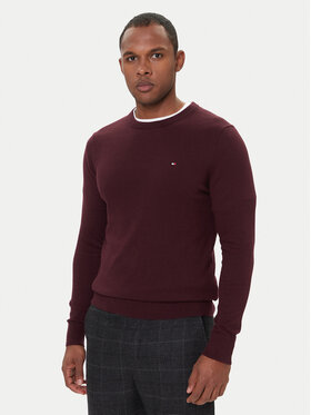 Tommy Hilfiger Tommy Hilfiger Sweater MW0MW28046 Bordó Regular Fit
