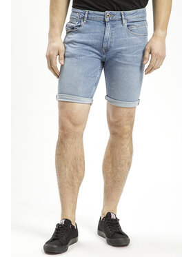 Cross Jeans Cross Jeans Szorty jeansowe A 550-016 Niebieski Slim Fit