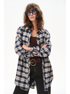 blue shadow blue shadow Koszula Filia Granatowy Regular Fit