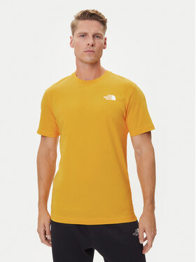 The North Face The North Face T-Shirt Redbox NF0A87NP Żółty Regular Fit