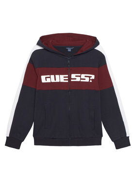 Guess Guess Bluză L6RQ04 KA6R4 Bleumarin Regular Fit