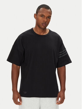 adidas adidas T-Shirt Neuclassics HZ3700 Czarny Oversize