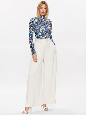 Ted Baker Hlače Eliziie 265777 Bijela Wide Leg