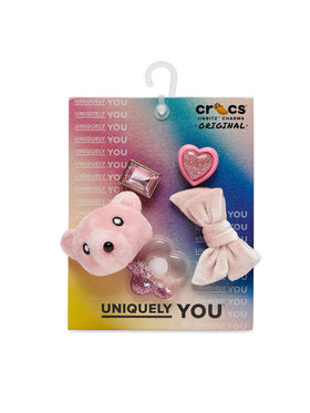 Crocs Crocs Accesorii pentru pantofi Jibbitz Positively Pink Mix 5 Pack 10013710 Colorat