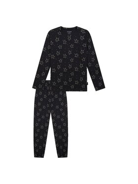 SCHIESSER SCHIESSER Piżama 31036 Czarny Comfort Fit