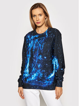 Mr. GUGU & Miss GO Mr. GUGU & Miss GO Majica dugih rukava Unisex Cygnus Loop Tamnoplava Regular Fit