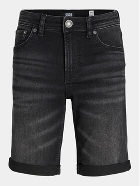 Jack&Jones Jack&Jones Szorty jeansowe Rick 12257394 Czarny Regular Fit