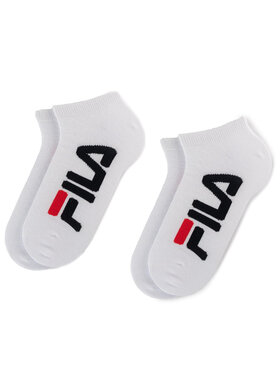 Fila Fila Súprava 2 párov kotníkových ponožiek unisex Calza Invisible F9199 Biela