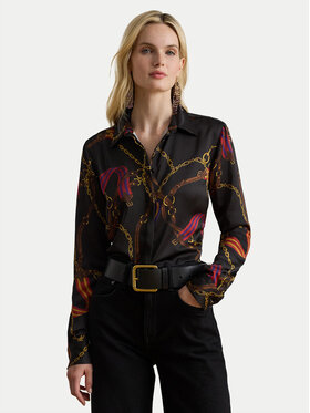 LAUREN RALPH LAUREN LAUREN RALPH LAUREN Πουκάμισο 200979917001 Μαύρο Straight Fit