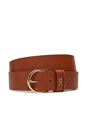 Tommy Hilfiger Tommy Hilfiger Pasek Damski Essential Effortless 3.5 AW0AW16837 Brązowy