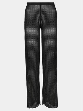 Edited Edited Kalhoty z materiálu Aurora EDT8160001 Černá Relaxed Fit
