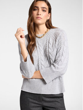 Elena Mirò Elena Mirò Cardigan M412Z000537N003 Grigio Boxy Fit
