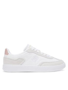 Tommy Hilfiger Tommy Hilfiger Laisvalaikio batai Th Heritage Sneaker FW0FW08643 Balta