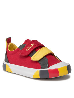 Clarks Clarks Trampki Foxing Lo K 261665707 M Czerwony