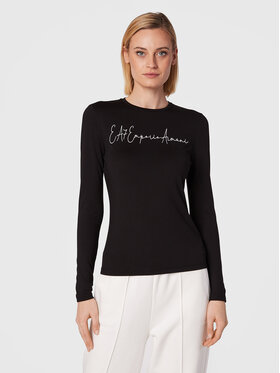 EA7 Emporio Armani EA7 Emporio Armani Блуза 6LTT30 TJDFZ 1200 Черен Regular Fit
