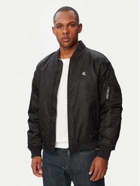 Calvin Klein Jeans Calvin Klein Jeans Bomber striukė LV04RG505G Juoda Regular Fit