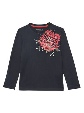 Guess Guess Bluse L5YI16 K8HM4 Schwarz Regular Fit