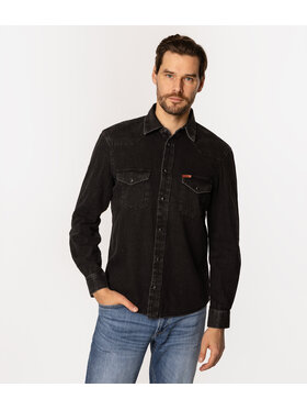 Lee Cooper Lee Cooper Koszula IRUN 5025 Czarny Regular Fit