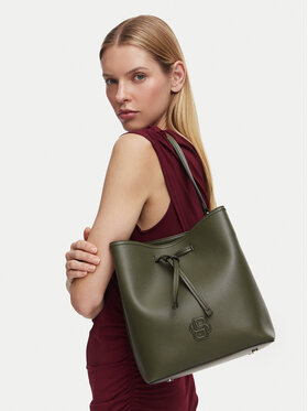 BOSS BOSS Handtasche Anett Drawstring 50567602 Dunkelgrün